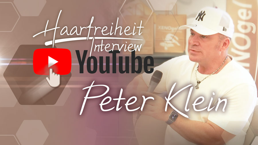 Linkbild Youtube Peter Klein Interview zur dauerhaften Haarentfernung bei Haarfreiheit