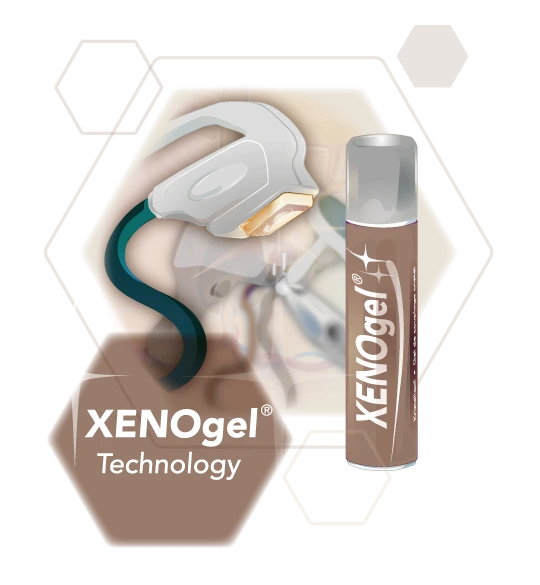 Illustration XENOgel® Technology Wabengrafik